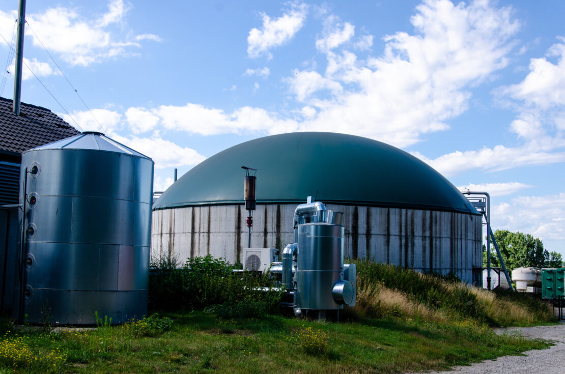 Anaerobic digesters on a farm